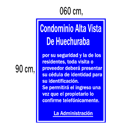 Letreros